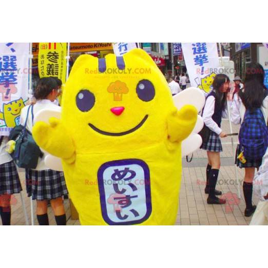 Mascotte de bonhomme jaune de Pikachu - Redbrokoly.com
