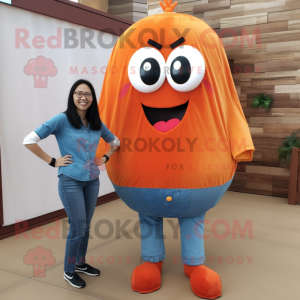 Rust Mandarin maskot drakt...