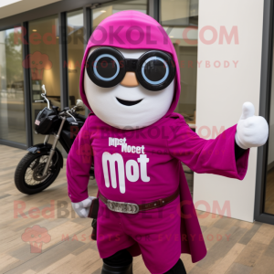 Magenta Ghost mascotte...