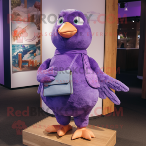 Purple Dove maskot drakt...