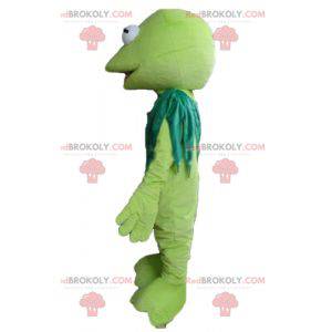 Famosa mascota de la rana Kermit del show de los Muppets -