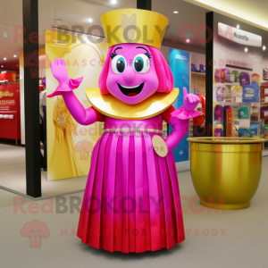Postava maskota Magenta Pot...