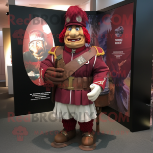 Maroon Soldier mascotte...