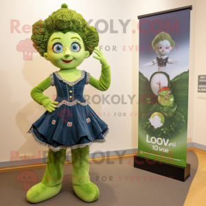 Oliven Irish Dancer maskot...