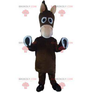 Söt och rolig maskot för häst för åsnabrun - Redbrokoly.com
