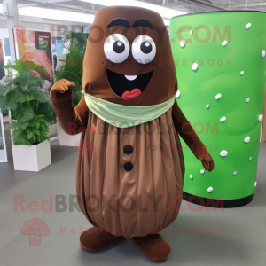 Brown Cucumber mascotte...