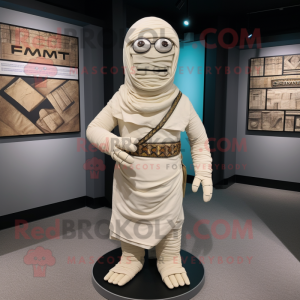 White Mummy mascotte...