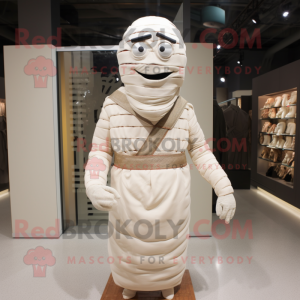 White Mummy mascotte...