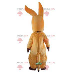 Mascotte de cheval orange mignon et coloré - Redbrokoly.com