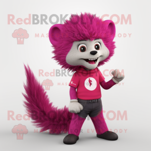 Magenta Mongoose mascotte...