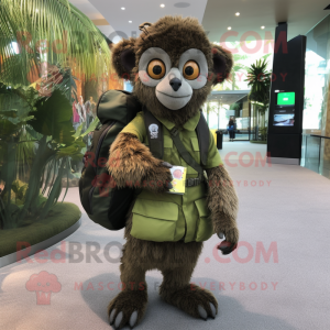 Olive Lemur mascotte...