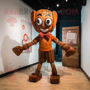 Rust Acrobat maskot kostume...