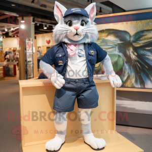 Navy Lynx maskot kostume...