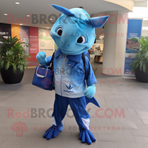 Blue Swordfish mascotte...