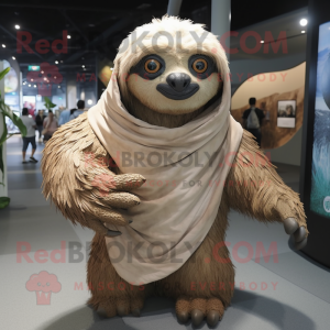  Giant Sloth maskot drakt...