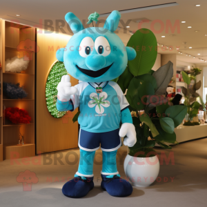 Turquoise Four Leaf Clover...