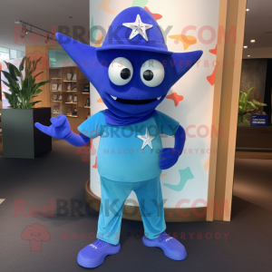 Blue Starfish mascotte...