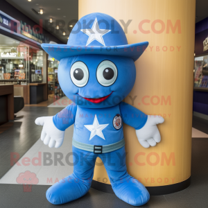 Personagem de mascote Blue...