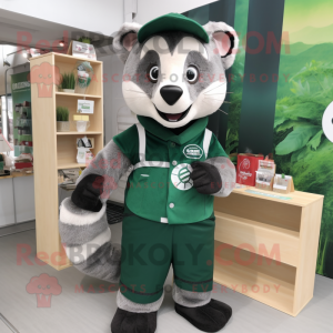 Forest Green Badger maskot...