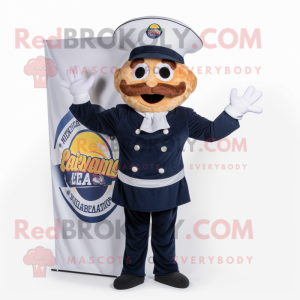 Navy Pizza maskot kostyme...