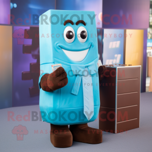 Cyan Chocolate Bar mascotte...