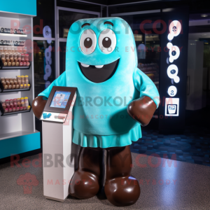 Cyan Chocolate Bar mascotte...