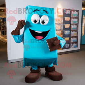 Cyan Chocolate Bar mascotte...