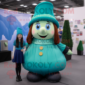 Cyan Leprechaun mascotte...