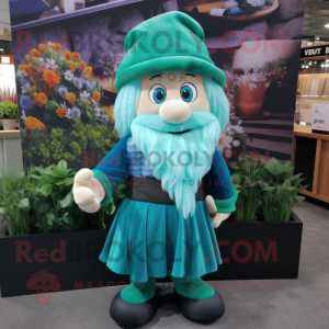 Cyan Leprechaun mascotte...