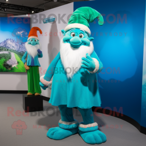 Cyan Leprechaun mascotte...