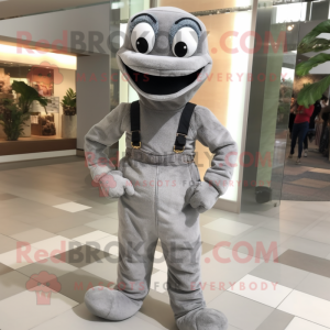 Gray Snake mascotte kostuum...