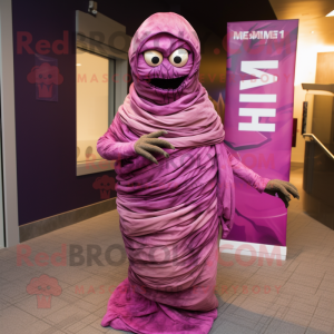 Magenta mummie mascotte...