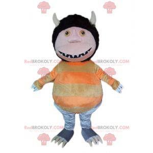 Seltsame Kreatur Goblin Gnome Maskottchen mit Ohren -