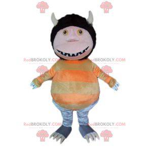 Seltsame Kreatur Goblin Gnome Maskottchen mit Ohren -