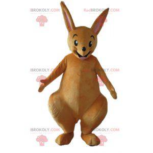 Very funny and smiling brown kangaroo mascot - Redbrokoly.com