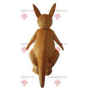 Very funny and smiling brown kangaroo mascot - Redbrokoly.com