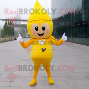 Yellow Arrow Of Love maskot...