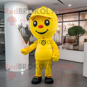 Yellow Arrow Of Love maskot...