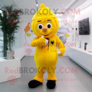 Yellow Arrow Of Love maskot...