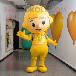 Yellow Arrow Of Love maskot...