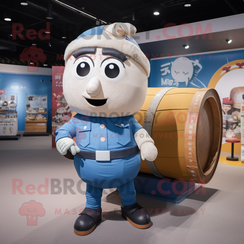 nan Human Cannon Ball mascot costume character dressed with a Boyfriend Jeans and Wallets nan Human Cannon Ball mascot costume character dressed with a Boyfriend Jeans and Wallets