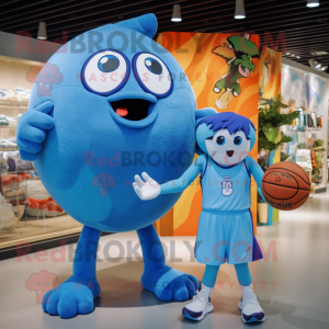 nan Basketball Ball mascot costume character dressed with a One-Piece Swimsuit and Brooches