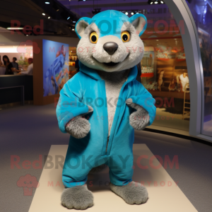 Cyan Mongoose mascotte...