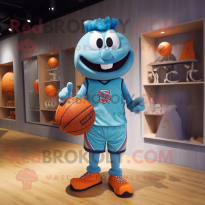 nan Basketball Ball mascot costume character dressed with a Joggers and Cummerbunds