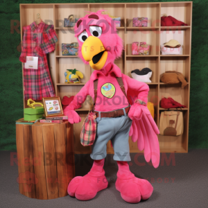 Pink Parrot mascotte...