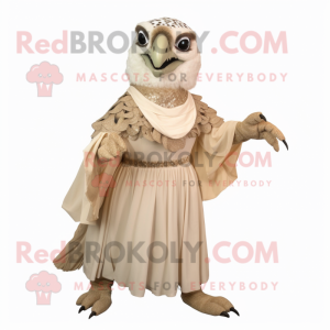 Beige Falcon mascotte...