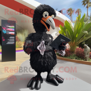 Black Ostrich mascotte...