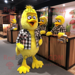 Lemon Yellow Hens mascotte...