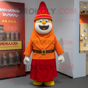  Shakshuka mascotte kostuum...