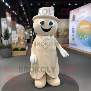 Beige Alliance maskot drakt...